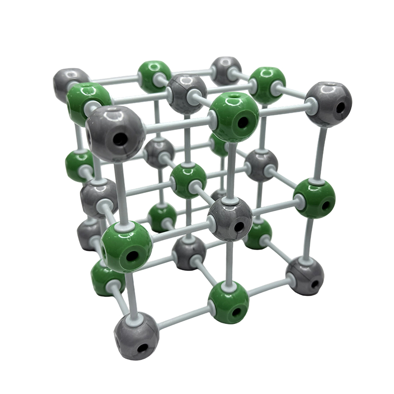 Instrument do nauczania chemii Model nauczania chemii w gimnazjum Model struktury krystalicznej chlorku sodu