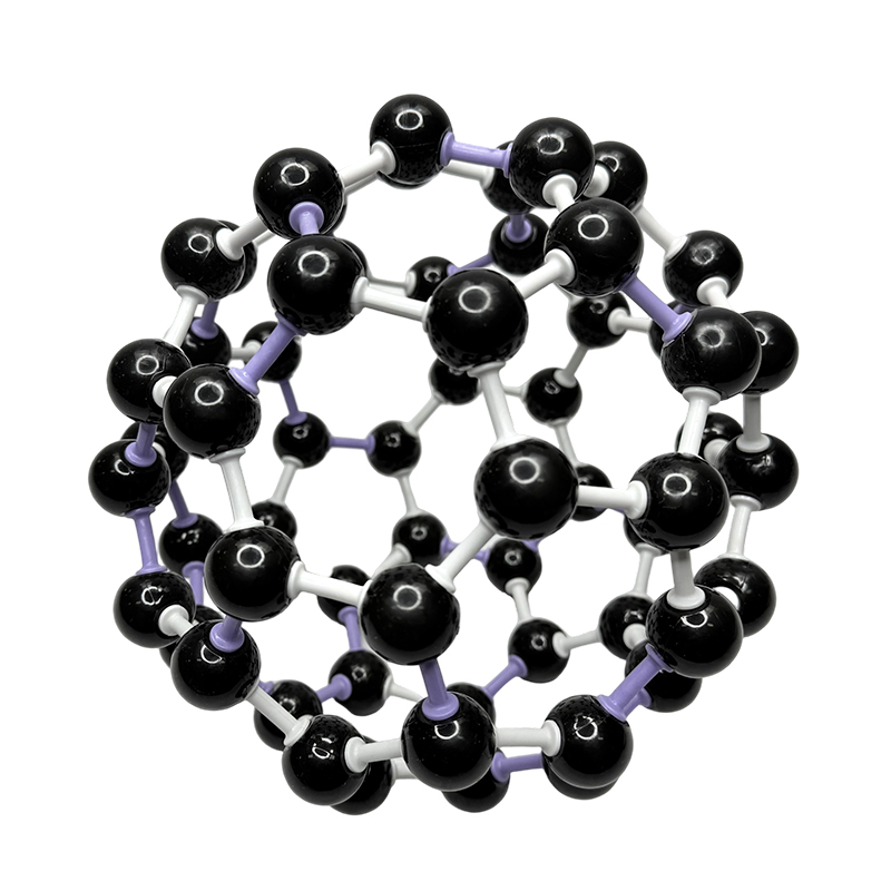 Sprzęt edukacyjny model chemii węgla 60 buduje strukturę molekularną C60