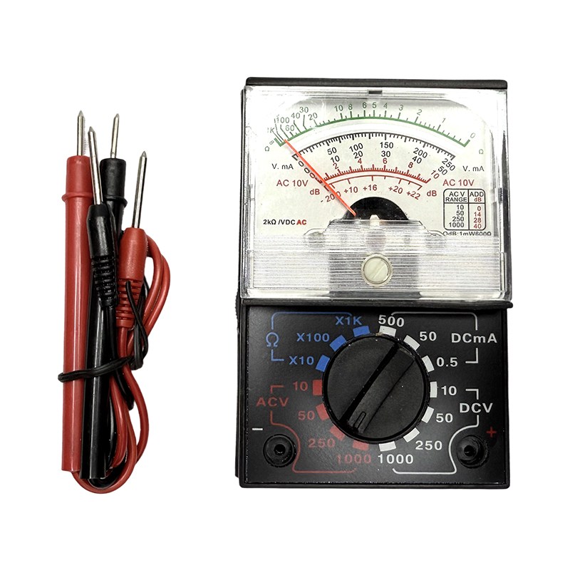 Instrumenty dydaktyczne, sprzęt do eksperymentów z fizycznym obwodem elektrycznym, multimetr analogowy