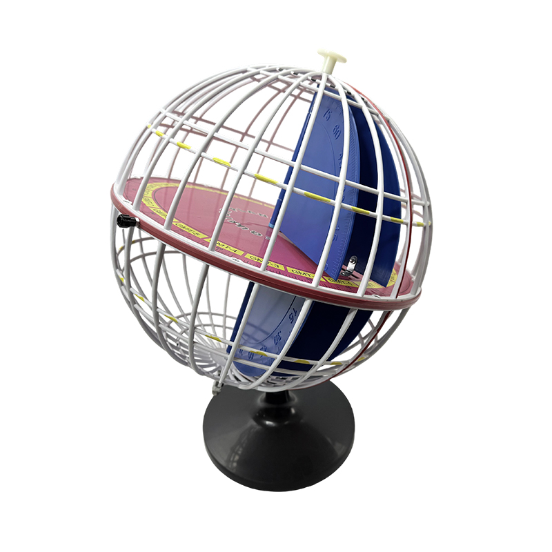 Edukacyjny geograficzny model długości geograficznej teodolitu